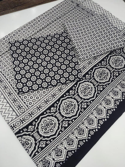 Traditional Ajrak 3pc suit