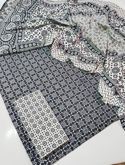Traditional Ajrak 3pc suit