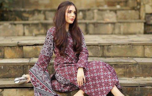 Traditional Ajrak 3pc suit