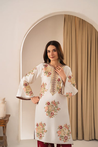 Premium Lawn 2pc Embroidered Suit