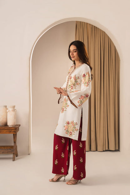 Premium Lawn 2pc Embroidered Suit