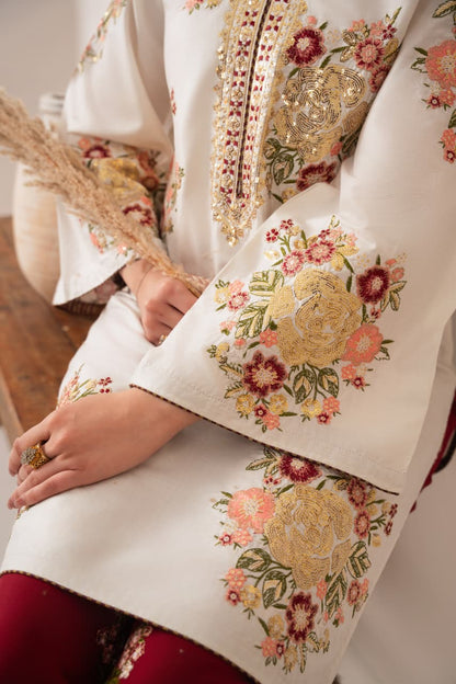 Premium Lawn 2pc Embroidered Suit