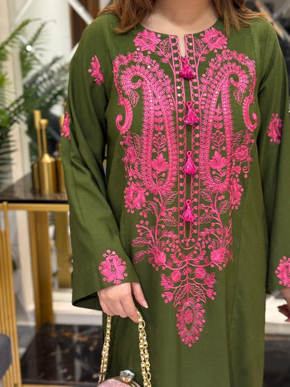 Elegant Embroidered 2pc